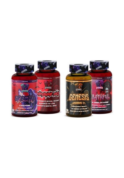Grimlabs Fat Kıt - Cardarine & Mk2866 & Genesıs S4 & Yohımbıne