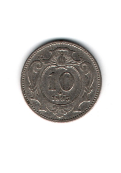 Avusturya Macaristan 10 Heller 1895 Mp2059