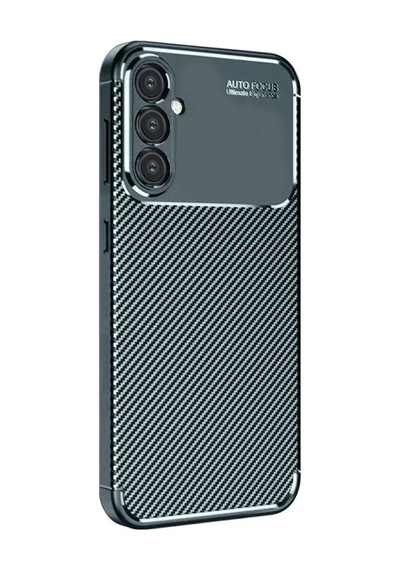 Samsung Galaxy S25 Plus Kılıf Auto Focus Karbon Kapak - Koyu Yeşil 0.2M-Çok Renkli