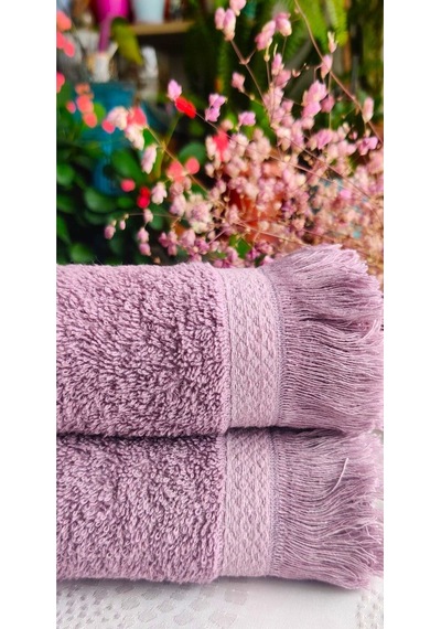 2'li Set Saçaklı Desen Çeyizlik 35x60 Cm. Mutfak Havlu Seti Renkli