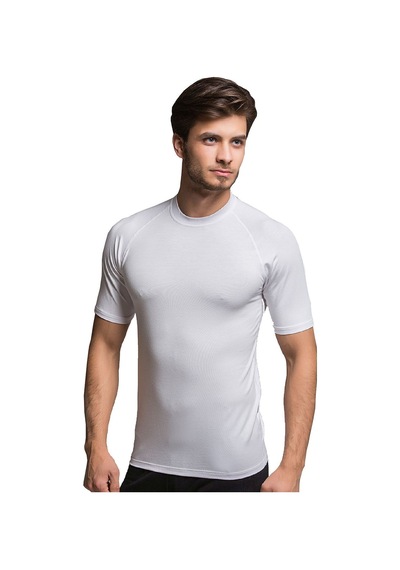 Thermoform Bambu Erkek Bisiklet Yaka Tişört Kısa Kollu Fanila Atlet Ve Slip Külot Seti Beyaz Çok Renkli Thermoform Bambu Erkek Bisiklet Yaka Tişört Kısa Kollu Fanila Atlet Ve Slip Külot Seti Beyaz Çok Renkli