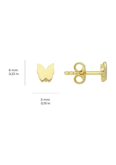 Goldkupe 14 Ayar Altın Minik Kelebek Küpe 0,68 Gr-1829