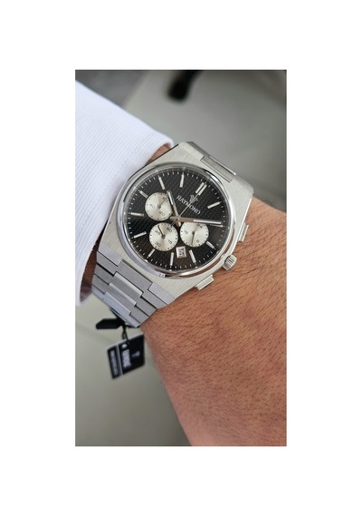 Rym-280268-cr Quartz Erkek Kol Saati - Çelik Kasa Ve Safir Cam - 2 Yıl Garanti Ss-bk-w Gümüş