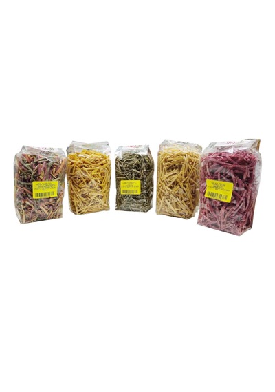 Erişte 5 Farklı Tat Bir Arada Sebzeli Ve Sade 500 Gr X 5 Adet