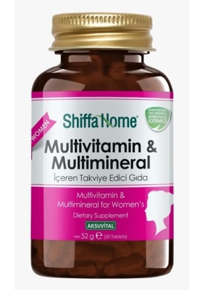 Shiffa Home Kadınlar İçin Multivitamin & Multimineral 30 Tablet