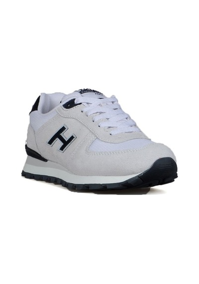 Hammer Jack Hakiki Deri Kirli Beyaz-Lacivert Kadın Spor Ayakkabı - 545251815