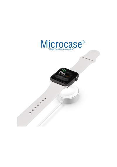 Apple Uyumlu  Watch Se 44 Mm Manyetik Şarj Aygıtlı Usb Kablo 1 Mt Beyaz (453927568)