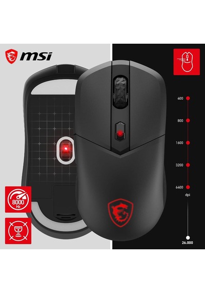 Gg Versa 300 W 8k Hz Wıreless Gamıng Mouse Max 26000 Dpı 66gr Pıxart Paw3395 Optık Sensor Mıcro Swıtch Oyuncu Faresı