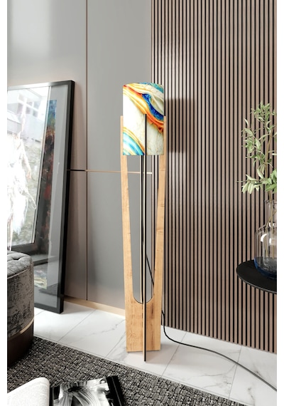Minimalist Lambader Safir Meşe Şapka Rengi