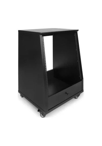Frameworks Elite Angled Studio Rack 12u Blk Gfw-elıtestudıork12-blk