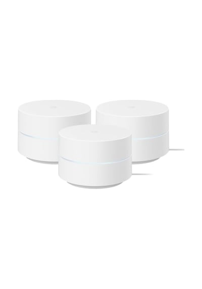 Google Wifi - Ac1200 - Mesh Wifi Sistemi - Wifi Yönlendirici - 4500 Sq Ft Kapsama Alanı - Perakende Olmayan Paketleme - 3 Paket - Kar-122482