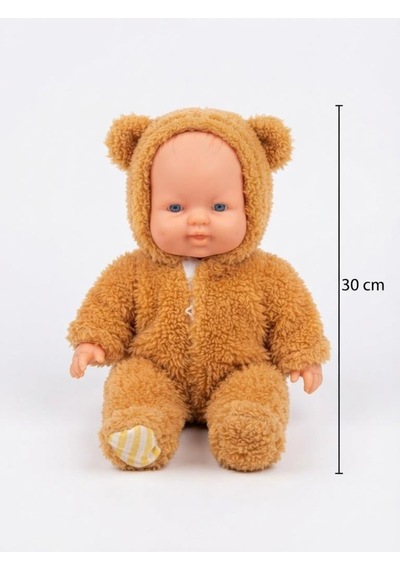 Masal Anlatan Ve Altını Islatan Kostümlü Bebek Kafası Kolları Et 30 Cm Lazımlık Ve Biberon Hediyeli 88084392