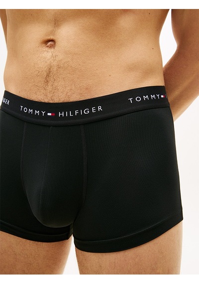 Tommy Hilfiger 3p Low Rıse Trunk Erkek Siyah Boxer - Um0um03762