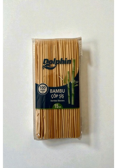 Bambu Şiş 15 Cm 100 Adet 2.5 Mm Kalınlık Izgara Ve Sunum Çubuğu