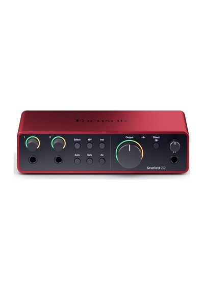 Scarlett 2i2 Gen 4 Ses Kartı: Kayıt, Şarkı Yazma, Yayın Ve Podcasting İçin Usb Audio Arayüzü, Stüdyo Kalitesin