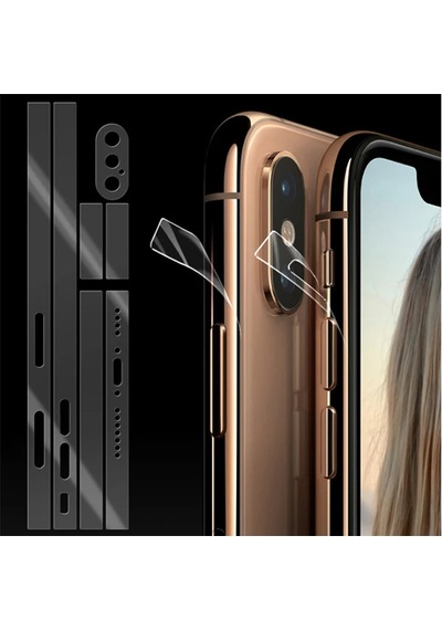 İphone Xs Hidrojel Hayalet Yan Alt Üst Kamera Kaplama- 5775 Mh-hs5102-4652