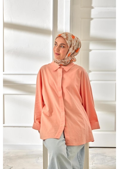 Silk Home Velora Eşarp 161001-13 Turuncu, Bej, Sütlü Kahve