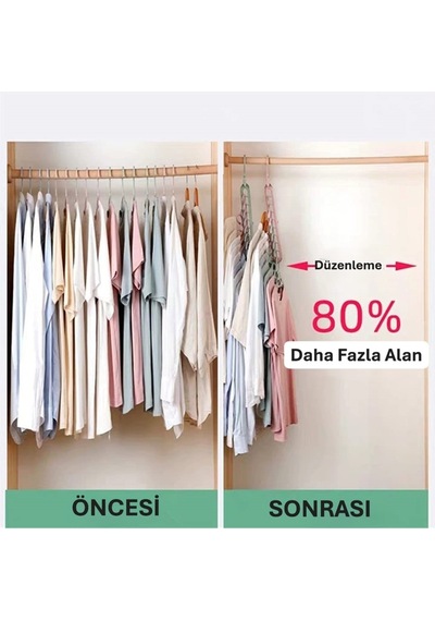3 Adet Fonksiyonlu Dolap İçi Düzenleyici Organizer Askı Tişört Gömlek Elbise Askısı-gri Plastik Gri Diğer