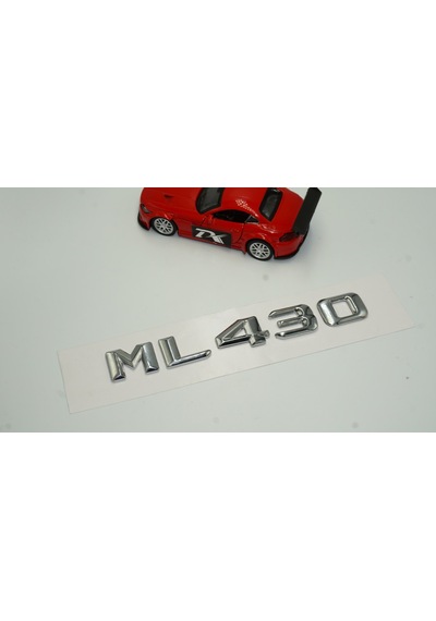 Benz ML 430 Bagaj Krom Metal 3M 3D Yazı Logo