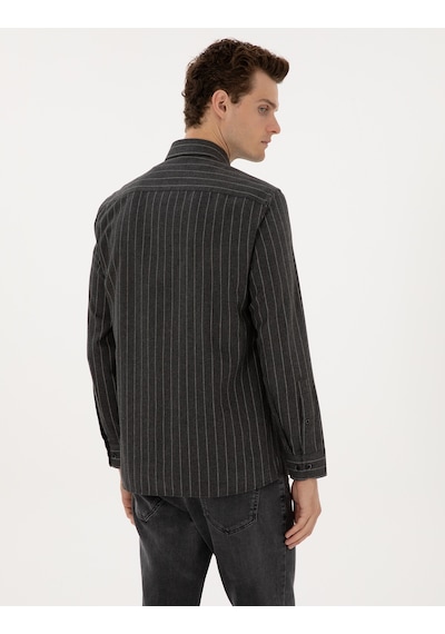 Pierre Cardin Erkek Antrasit Gömlek Desenli 50316765-vr006 Antrasit