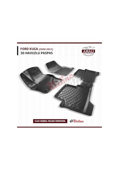 Rizline Ford Kuga 2008-2012 3D Havuzlu Paspas+Araç Kokusu N11.10772