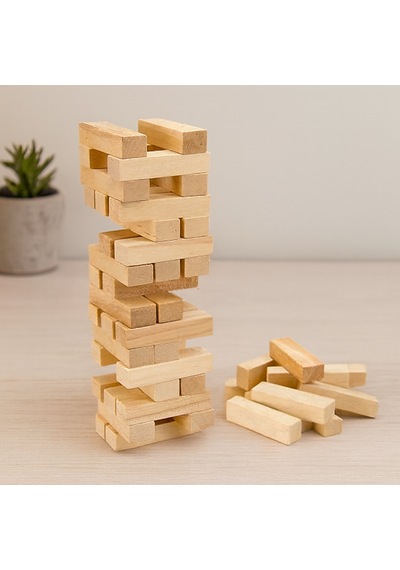 Ahşap Denge Oyunu 54 Parça Jenga