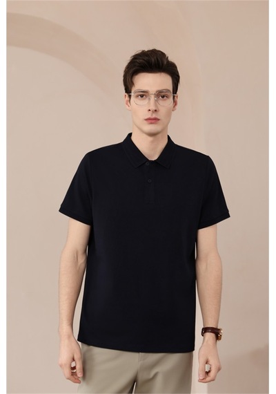 New Performance Premium Polo T-shirt 58.1% Pamuk 37.7% Polyester 4.2% Spandex Lacivert