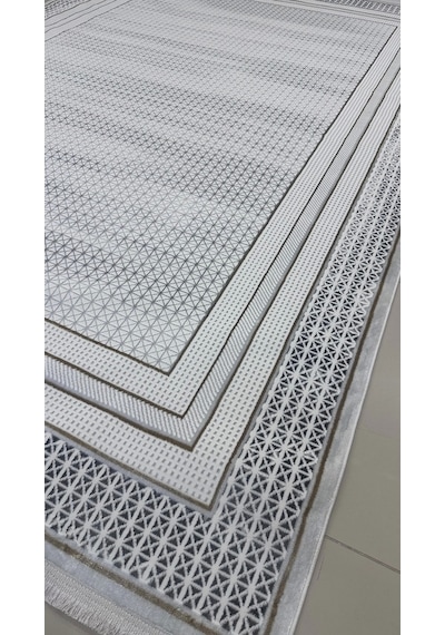 Safyün Halı Kadife Kf454 Gri 200 X 290 Renkli