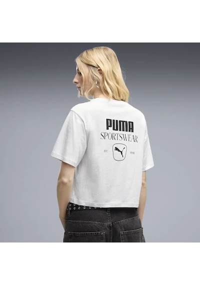 Puma Class Relaxed Tee Beyaz Kadın T-shirt