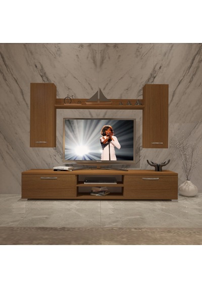 Decoraktiv Eko 5d Mdf Dvd Tv Ünitesi Tv Sehpası Ceviz