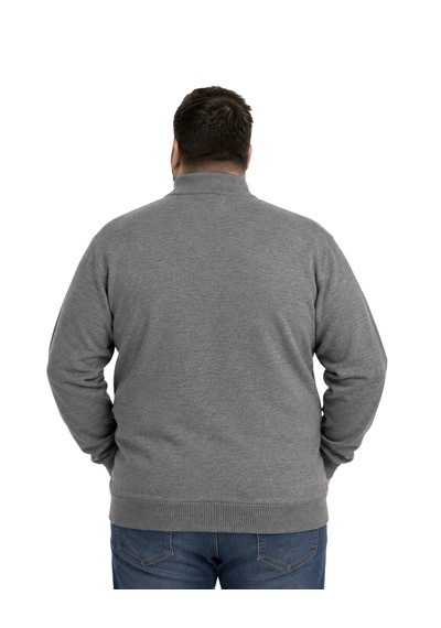 Battalmoda Erkek Büyük Beden Füme Basic Cepli Triko Hırka 3xl-4xl-5xl-6xl Battalmoda Erkek Büyük Beden Füme Basic Cepli Triko Hırka 3xl-4xl-5xl-6xl