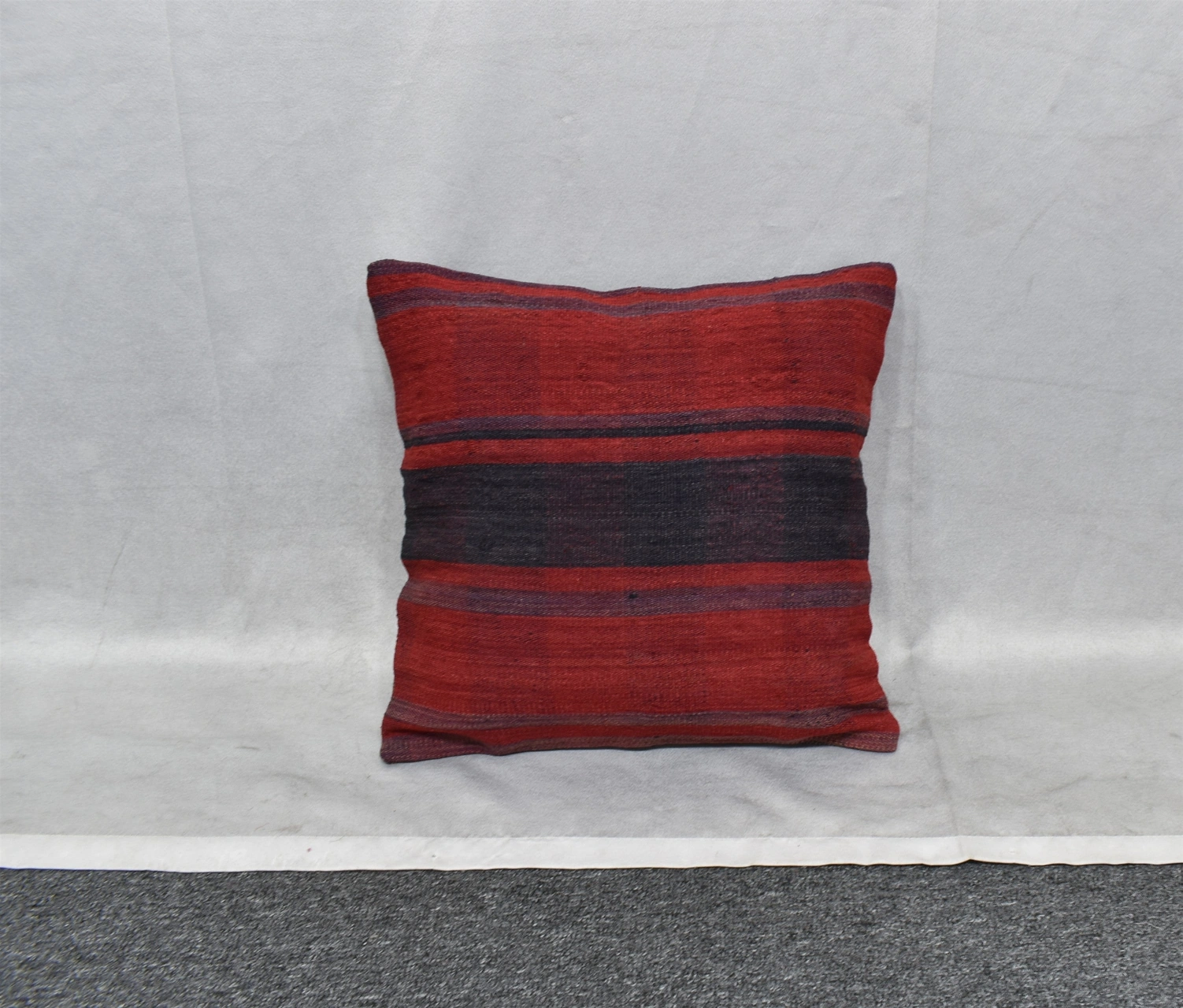 Zehra Abla Halı Yeni El Dokuma Dekoratif Kilim Kırlent Yastık Kılıfı 6532 Çok Renkli