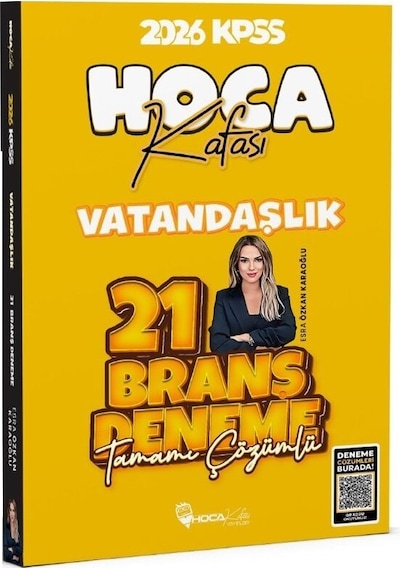 Hoca Kafası 2026 Kpss Vatandaşlık 21 Deneme Çözümlü - Esra Özkan Karaoğlu