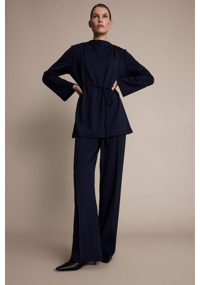 Defacto Wide Leg Geniş Bol Paça Pantolon G4837ax25wnnv243 Lacivert-nv243