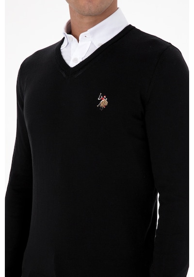 U.S. Polo Assn. Erkek Siyah Basic Kazak 50307778-VR046