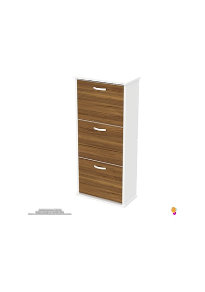 Modilayn Varbi Asma Kapı Önü 52 X 115 X 25,5 Cm Lik 3 Düşer Kapak 6 Göz Raf Bölmeli Ayakkabılık Ceviz - Beyaz Modilayn Varbi Asma Kapı Önü 52 X 115 X 25,5 Cm Lik 3 Düşer Kapak 6 Göz Raf Bölmeli Ayakkabılık Ceviz - Beyaz