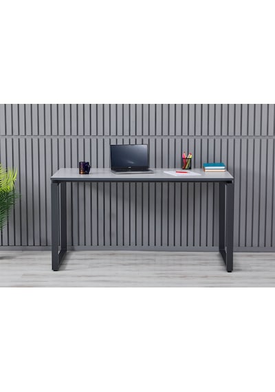 Arpelia Çalışma Masası 140x70x73 Cm Dikdörtgen Ayaklı Antrasit Arpelia Çalışma Masası 140x70x73 Cm Dikdörtgen Ayaklı Antrasit
