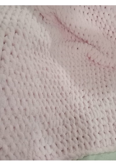 Kız Bebek - Çocuk Puffy Battaniye Pembe