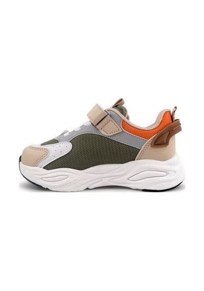 Cool Evo-toti Sneaker Ortopedik Taban Unisex Çocuk Spor Ayakkabı Haki