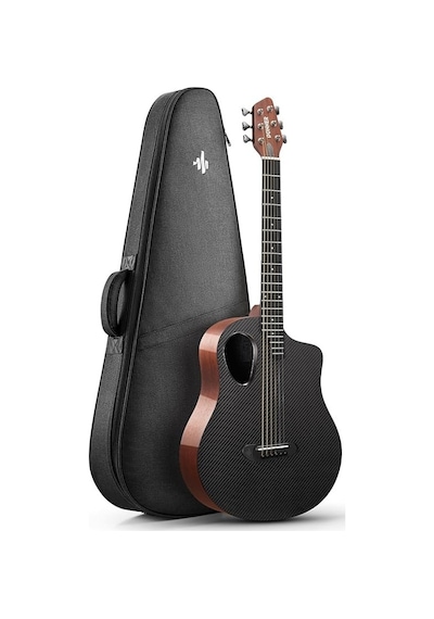Donner Rısıng-g1 Carbon Fiber Akustik Gitar Parlak Kahverengi