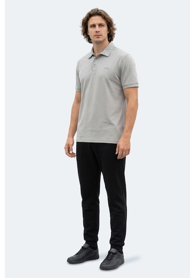 Slazenger Zodıacs Erkek Polo Yaka Gri Tişört