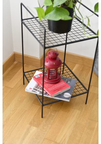 Metal Saksı Iskandinav Çiçeklik Sehpa Wd315