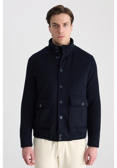 D's Damat Ds Damat Regular Fit Lacivert Düz Mont 5hc071221032m Çok Renkli