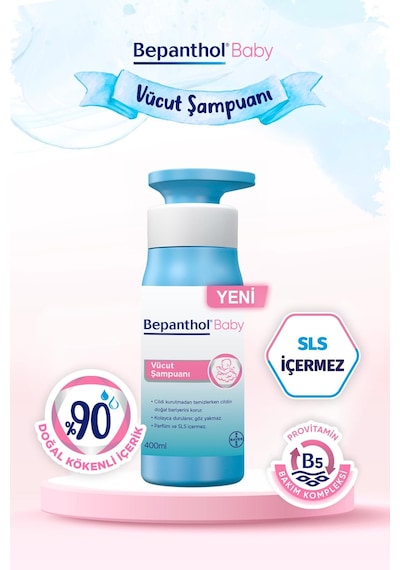 Bepanthol Baby Vücut Şampuanı  400 ML