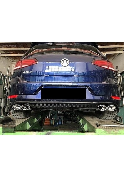 Volkswagen Golf 7.5 R Difüzör 2017 Ve Sonrası R Difizör Parlak