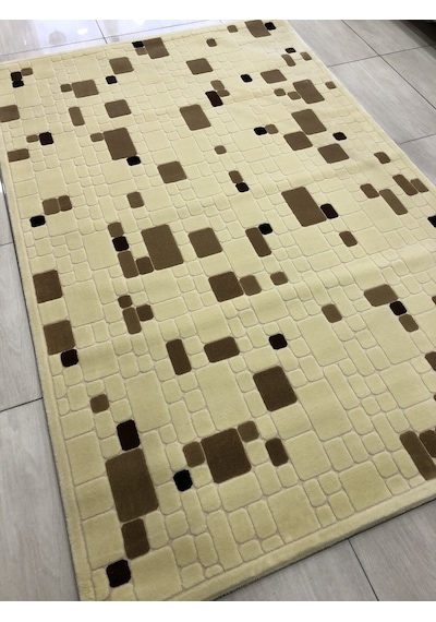 Saray Halı Vizyon 10327 A 200X300 Krem Kahve 6 M2 Halı !