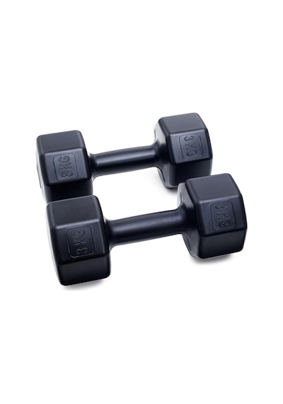 Besinistanbul 3 Kg Dambıl X 2 Adet 6 Kg Siyah