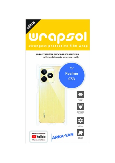 Realme C53 Kaplama Arka Ve Yan Koruyucu Film
