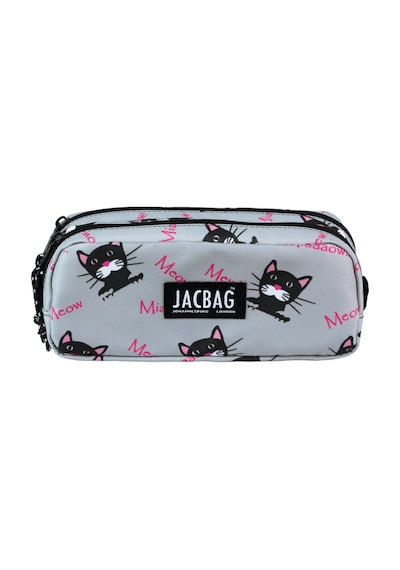 Jacbag Dual Pouch Pencıl Case-çift Bölmeli Kalemkutu - Miyav Miyav