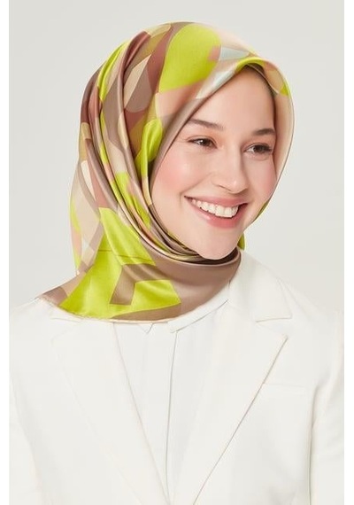 Armine İpek Eşarp Nostalji - 8526-25 Fıstık Twill Fıstık